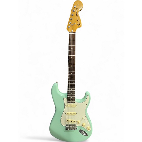 Used Fender Vintera II Stratocaster Surf Green Solid Body Electric Guitar