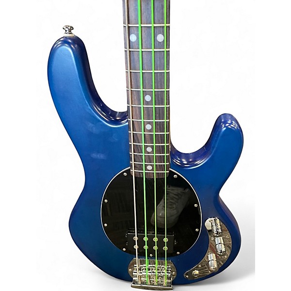 Used Sterling by Music Man SUB Blue Electric Bass Guitar
