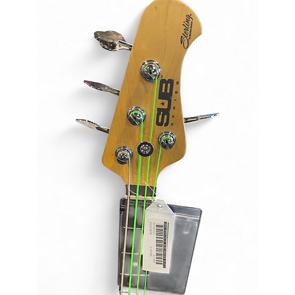 Used Sterling by Music Man SUB Blue Electric Bass Guitar