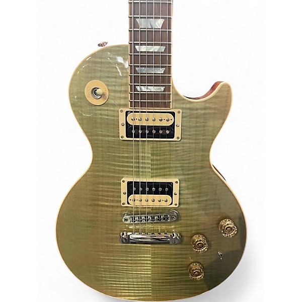 Used 2015 Gibson Les Paul Classic Seafoam Green Solid Body Electric Guitar