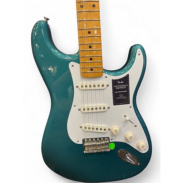 Used Fender Vintera II 50's Stratocaster Ocean Turquoise Solid Body Electric Guitar