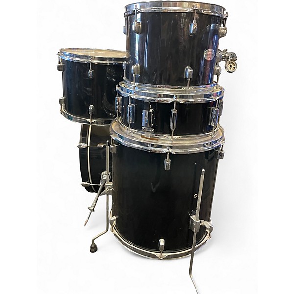 Used Pearl 5 Piece Forum Black Drum Kit