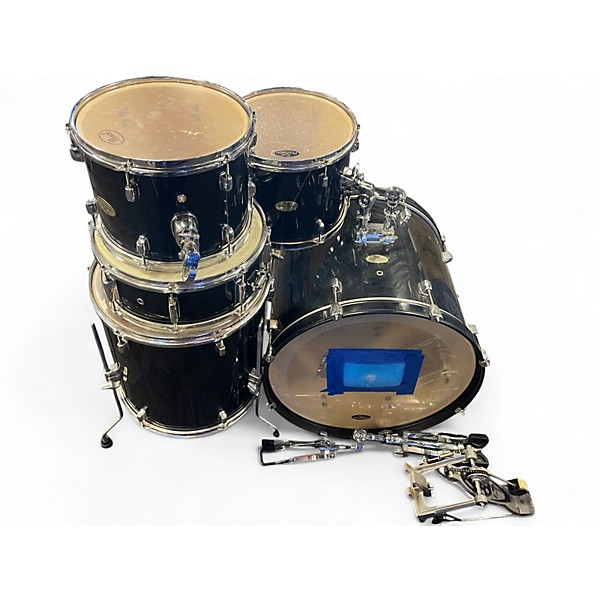 Used Pearl 5 Piece Forum Black Drum Kit