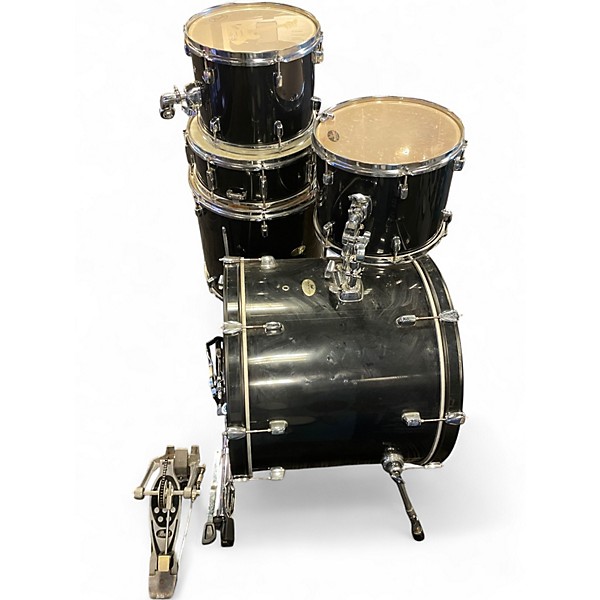 Used Pearl 5 Piece Forum Black Drum Kit