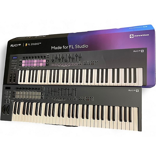 Novation FLKEY61 MIDIキーボード FL Studio専用 Amazon.com: Novation FLkey 61 MIDI Keyboard - Seamless FL