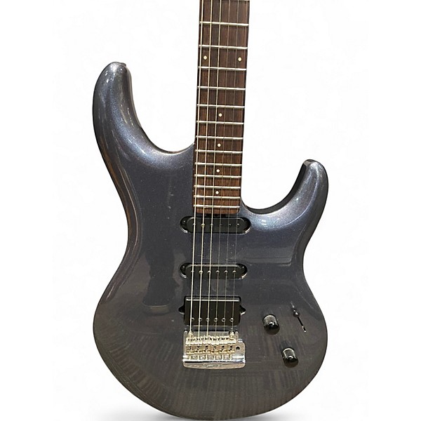 Used Ernie Ball Music Man Luke III Metallic Gray Solid Body Electric Guitar