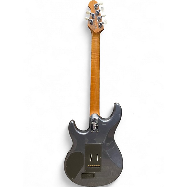 Used Ernie Ball Music Man Luke III Metallic Gray Solid Body Electric Guitar