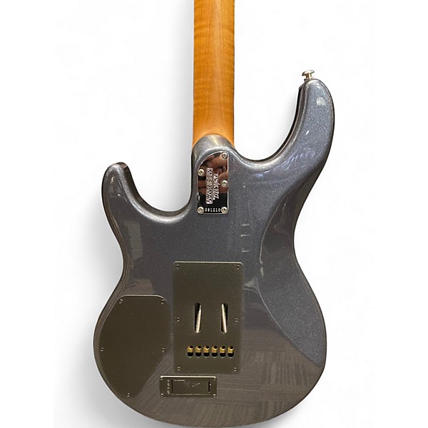 Used Ernie Ball Music Man Luke III Metallic Gray Solid Body Electric Guitar