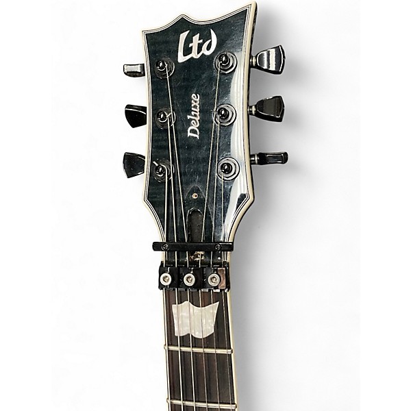 Used ESP ES1000FR Trans Black Solid Body Electric Guitar