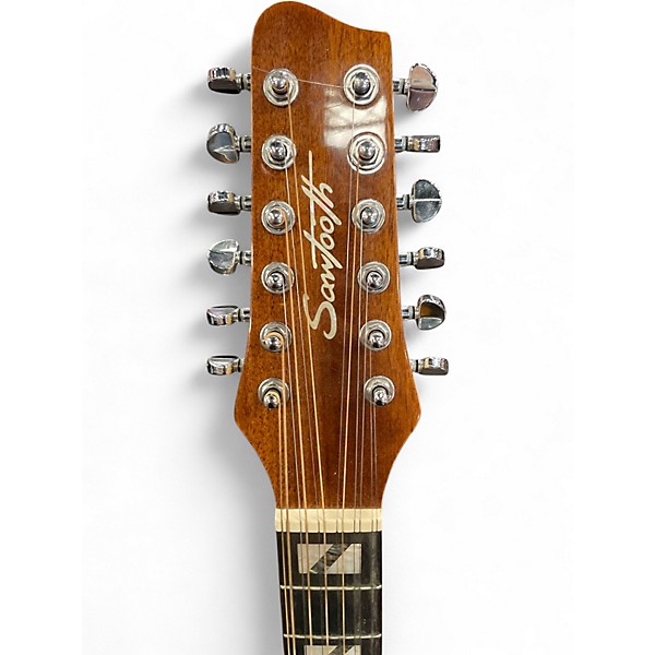 Used Sawtooth ST-MPL-AEJC-12 Natural 12 String Acoustic Electric Guitar