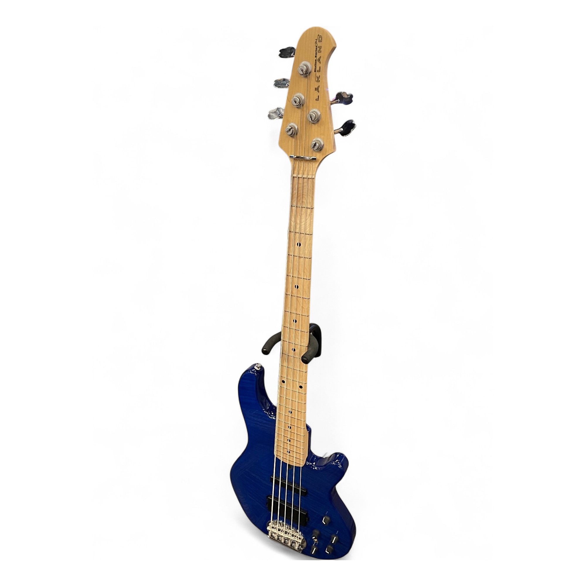 Used Lakland 55-02 Skyline Series 5 String Blue Electric