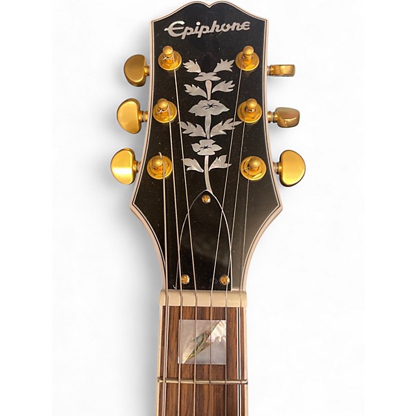 Used Epiphone EMILY WOLFE SHERATON White Hollow Body Electric Guitar