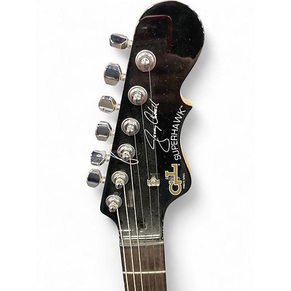 Used G&L Jerry Cantrell Signature Superhawk Deluxe Blue Solid Body Electric Guitar