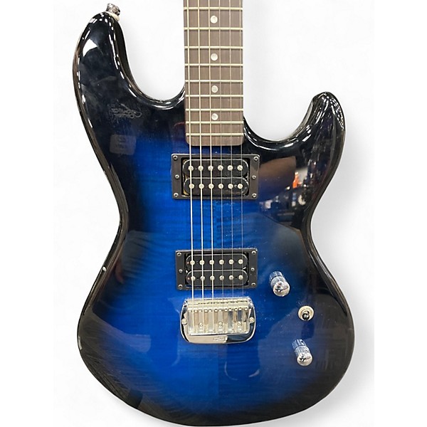 Used G&L Jerry Cantrell Signature Superhawk Deluxe Blue Solid Body Electric Guitar