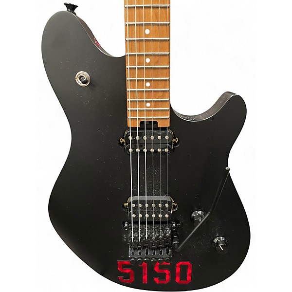 Used EVH Wolfgang Standard Bomber Black Solid Body Electric Guitar