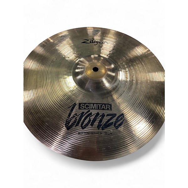 Used Zildjian 14in Scimitar Hi Hat Bottom Cymbal
