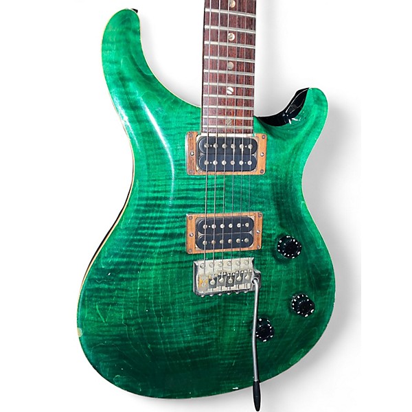 Used 1990s PRS CE24 Emerald Green Solid Body Electric Guitar