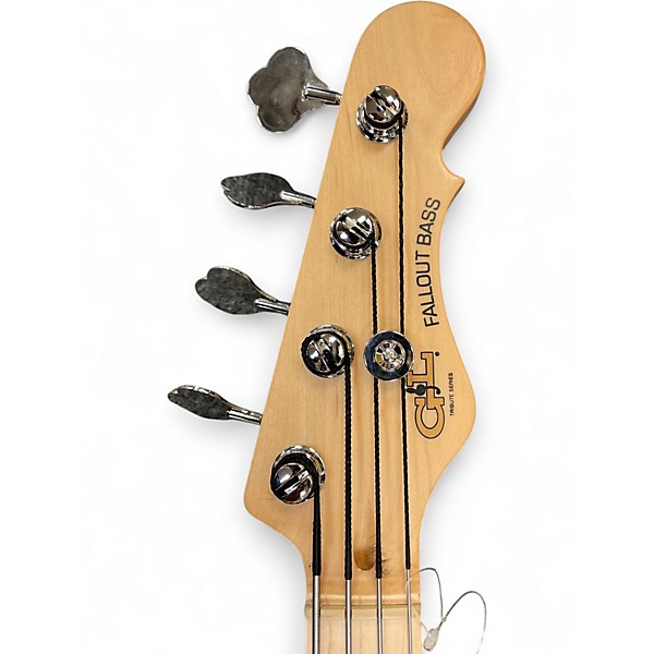 Used G&L TRIBUTE FALLOUT BASS METALIC RED Electric Bass Guitar