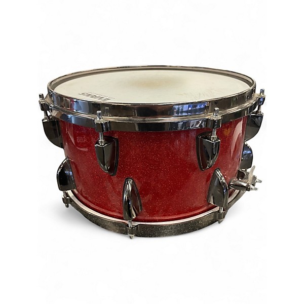 Used Orange County Drum & Percussion 13X8 Venice Series Snare RED SPARKLE Drum