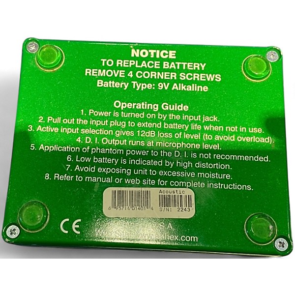 Used Aphex ACOUSTIC XCITER Pedal