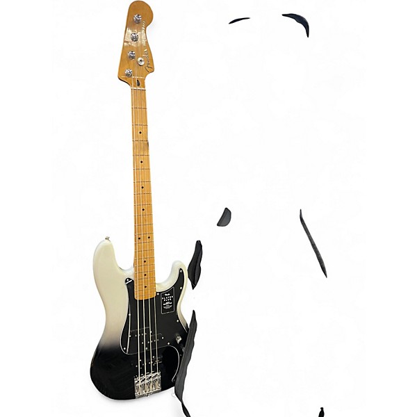 Used Fender Player Plus Active Precision Bass silver smoke Electric Bass Guitar