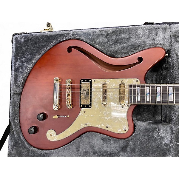 Used D'Angelico DELUXE SERIES BEDFORD SH LE MATTE WALNUT Hollow Body Electric Guitar