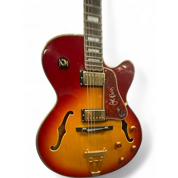 Used Epiphone Joe Pass Emperor 2 Color Sunburst Hollow Body Electric Guitar