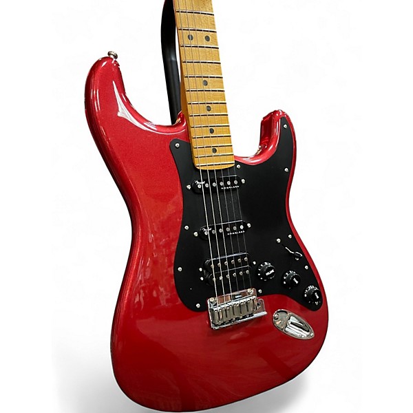 Used 2024 Fender American Ultra II Stratocaster HSS with Maple Fretboard Sinister Red Solid Body Electric Guitar