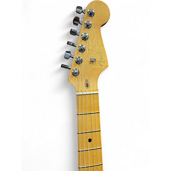 Used 2024 Fender American Ultra II Stratocaster HSS with Maple Fretboard Sinister Red Solid Body Electric Guitar