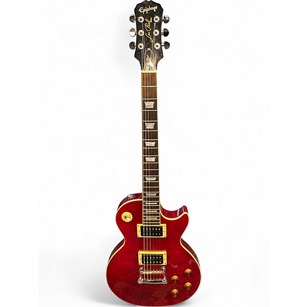 Used Epiphone Les Paul Classic Cherry Solid Body Electric