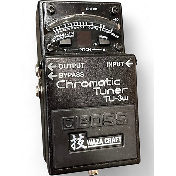 Used BOSS TU3W Waza Craft Chromatic Tuner Pedal | Guitar Center