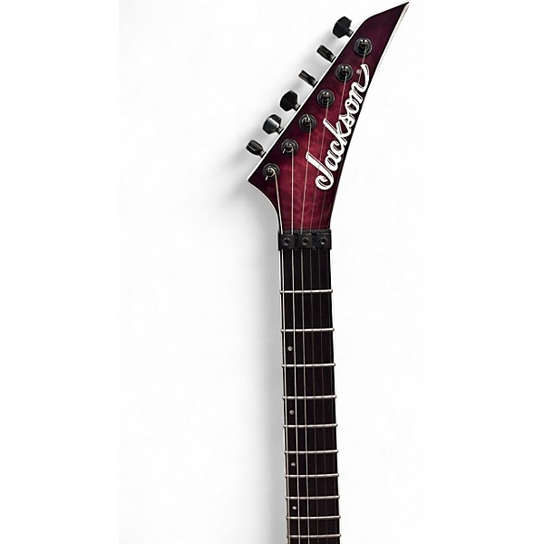 Used Jackson DKAQ PRO PLUS DINKY TRANPARENT PURPLE BURST Solid Body Electric Guitar