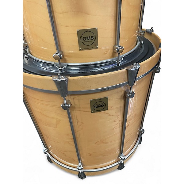 Used GMS 4 Piece Grand Master Natural Drum Kit