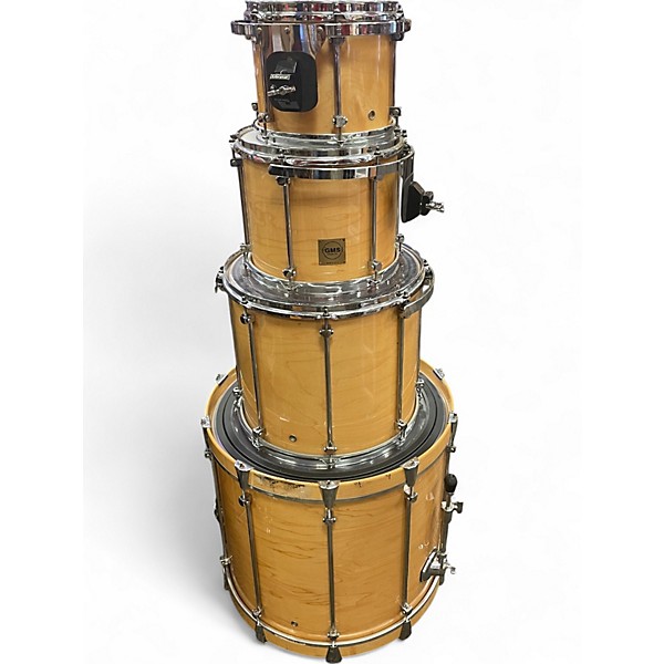 Used GMS 4 Piece Grand Master Natural Drum Kit