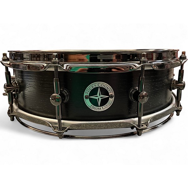Used Bucks County Drum Co. 4.5X14 Ash Black Stain Drum