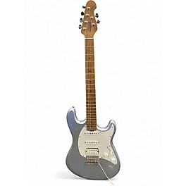 Used Sterling by Music Man CT50-HSS Cutlass Firemist Silver Solid Body Electric Guitar