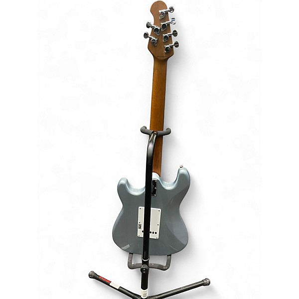 Used Sterling by Music Man CT50-HSS Cutlass Firemist Silver Solid Body Electric Guitar