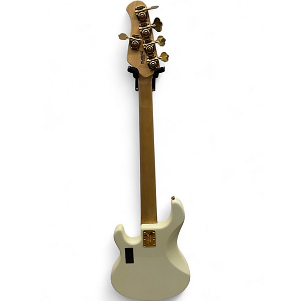 Used Ernie Ball Music Man StingRay 5 Special HH IVORY WHITE Electric Bass Guitar