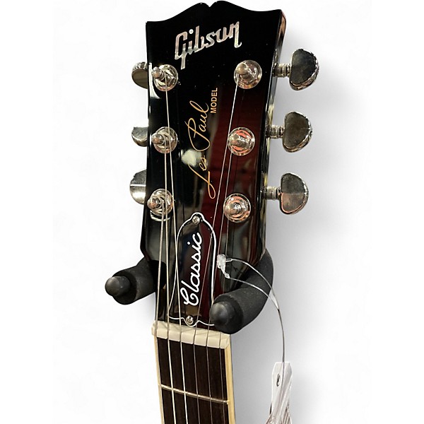 Used Gibson Les Paul Classic Black Solid Body Electric Guitar
