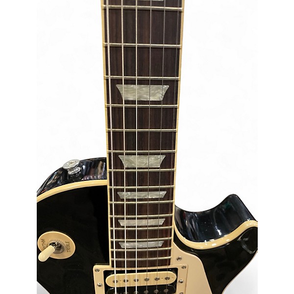 Used Gibson Les Paul Classic Black Solid Body Electric Guitar