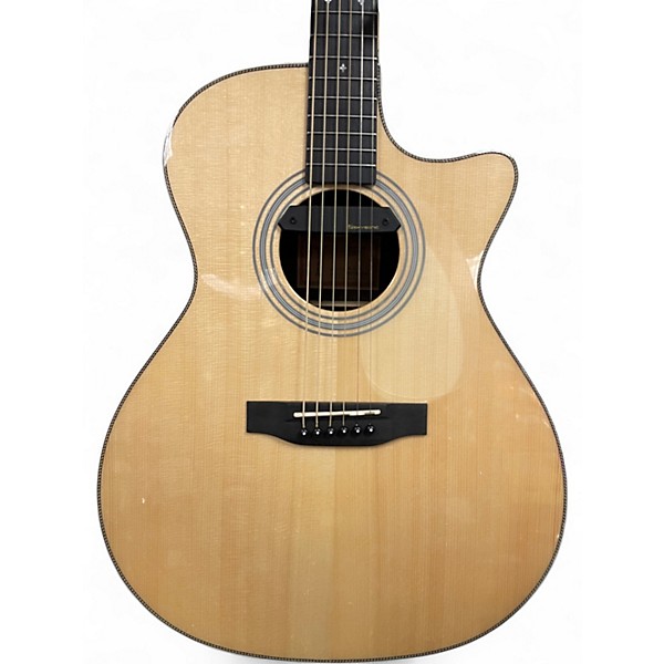 Used Tyma Guitars TG12 Natural Acoustic Electric Guitar