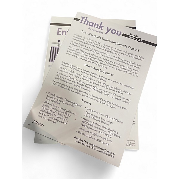 Used Two Notes AUDIO ENGINEERING Captor X Power Attenuator