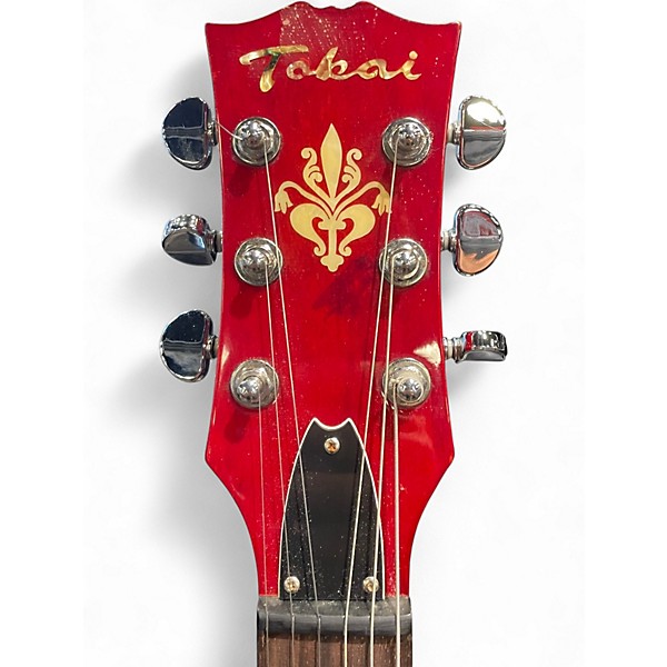 Used Tokai UES SERIES 335 STYLE LEFT HANDED RED Hollow Body Electric Guitar