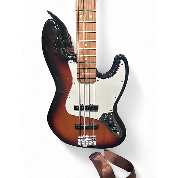 Used Fender Player Jazz Bass 3 Tone Sunburst Electric Bass Guitar
