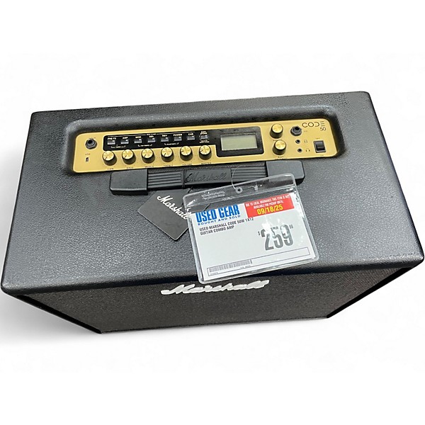 Used Marshall CODE 50W 1x12 Guitar Combo Amp