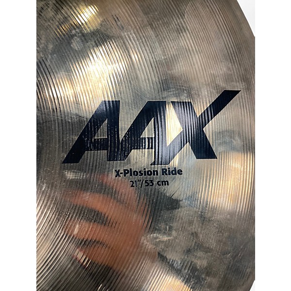 Used SABIAN 21in AAX XPLOSION RIDE Cymbal
