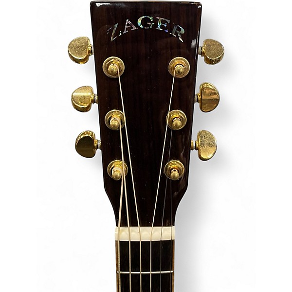 Used Zager ZAD900CE Natural Acoustic Guitar