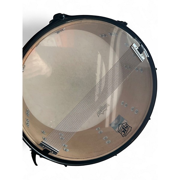 Used SJC Drums 6.5X14 PATHFINDER MIAMI TEAL SATIN Drum