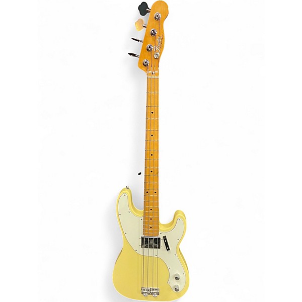 Used Fender Vintera II 70s Telecaster Yellow Electric Bass Guitar