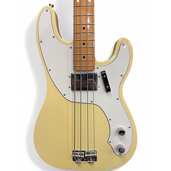 Used Fender Vintera II 70s Telecaster Yellow Electric Bass Guitar
